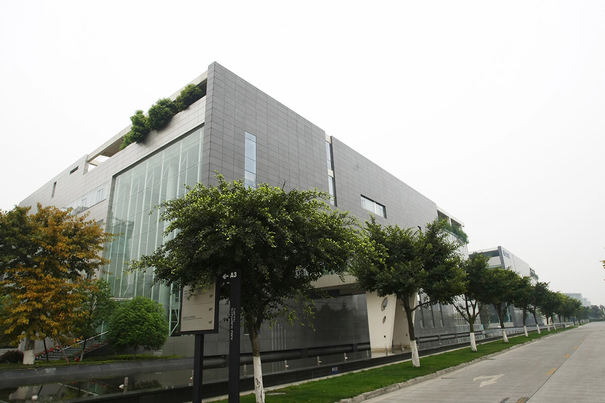 家電メーカーの事業所建物